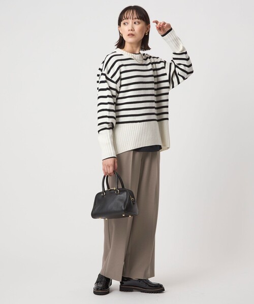 【結論シリーズ】ニーハイフレアパンツ⭐︎グリーンレーベルリラクシング 結論シリーズ】ニーハイフレアパンツ ［size SHORT/TALLあり