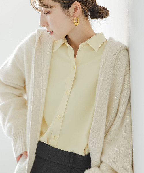 NOBLE（ノーブル） カーディガン YAKフーディーカーディガン