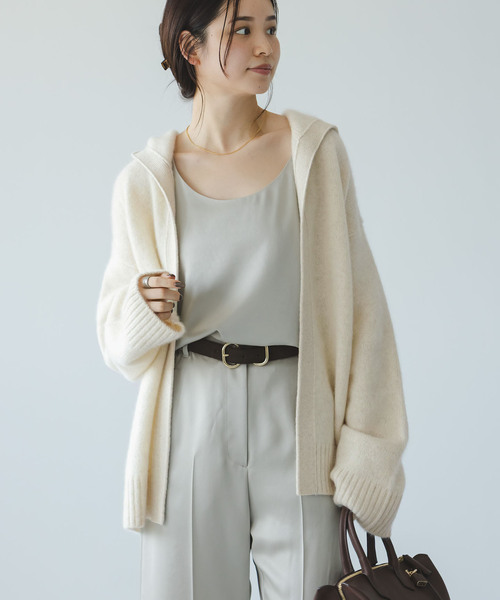 NOBLE（ノーブル） カーディガン YAKフーディーカーディガン
