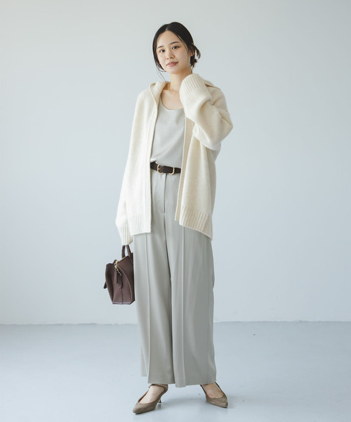 NOBLE（ノーブル） カーディガン YAKフーディーカーディガン