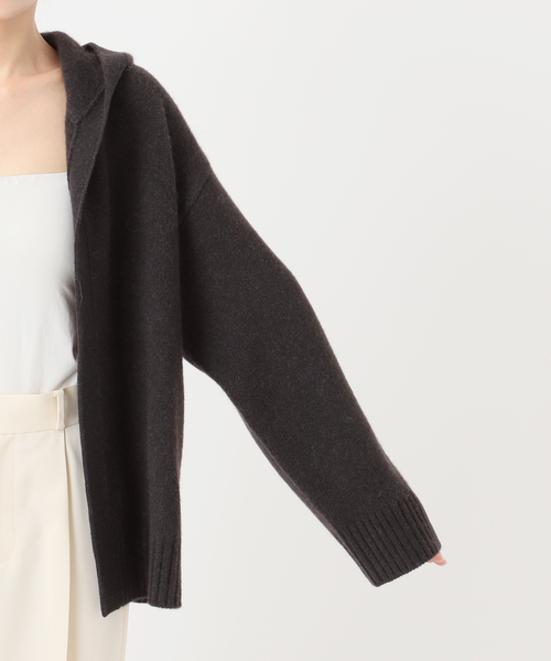 新品未使用】noble YAK/ヤク ダブルボタンニットカーディガン ネイビー