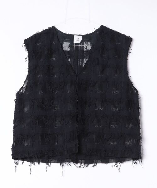 ANAYI【美品】 ダウンベストリバーシブル フォックスファー 黒ダークグレー 定番人気 アナイ【ANAYI】フォックスファー付き リバーシブルダウン