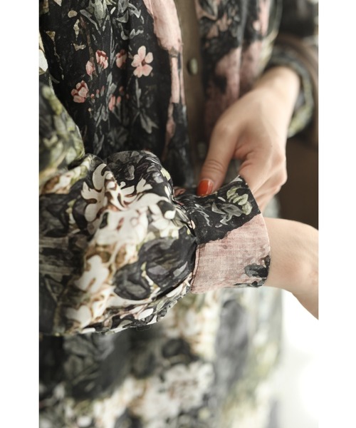 「CAWAII」 長袖ワンピース FREE カーキ レディース_画像5