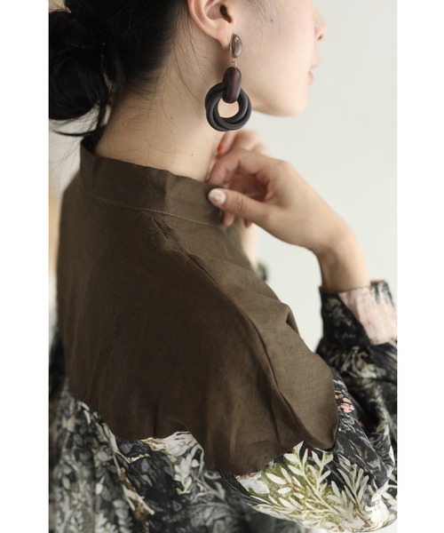 「CAWAII」 長袖ワンピース FREE カーキ レディース_画像8