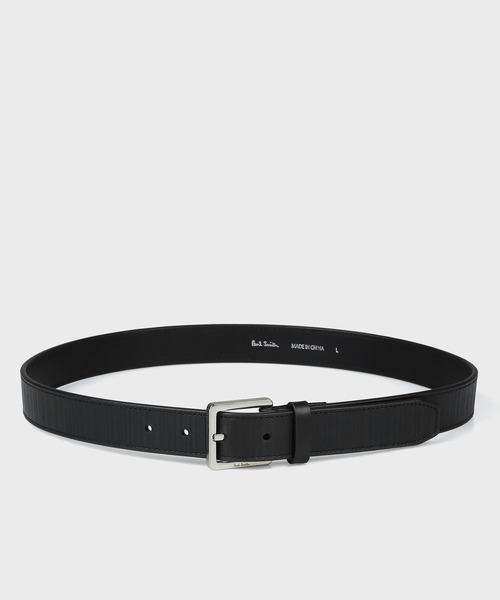 Paul Smith（ポール・スミス） ベルト シャドーストライプ レザー