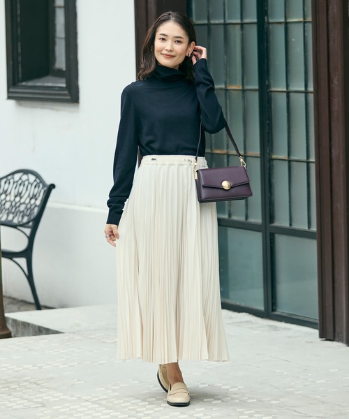 LACOSTE（ラコステ） スカート 変形プリーツAラインスカート