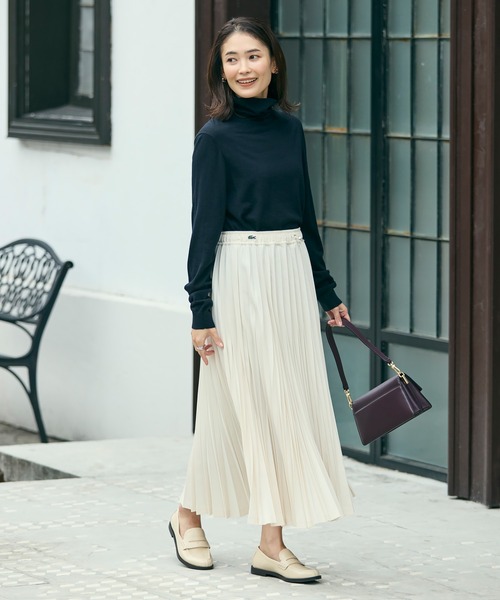 LACOSTE（ラコステ） スカート 変形プリーツAラインスカート