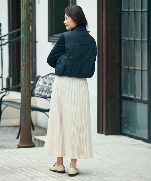 ラコステ（LACOSTE）/変形プリーツAラインスカート LACOSTE（ラコステ） スカート 変形プリーツAラインスカート