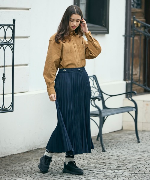 LACOSTE（ラコステ） スカート 変形プリーツAラインスカート