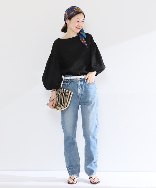 「VERMEIL par iena」 7分袖ブラウス FREE ブラック レディース_画像2