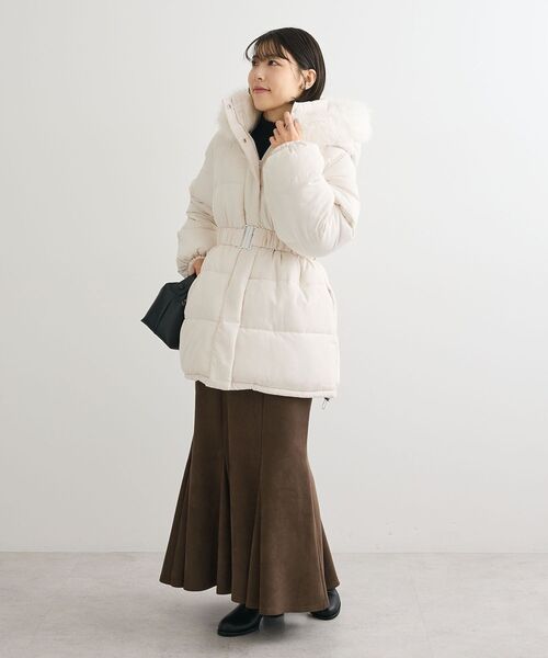 Green Parks（グリーンパークス） スカート なめらかタッチスウェード