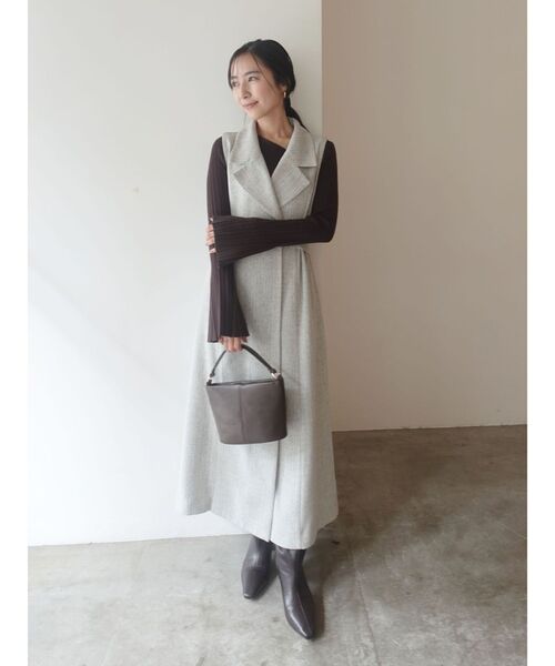 LAGUNAMOON ツイードメタルボタンテーラードジャンパースカート M ツイードメタルボタンテーラードジャンパースカート（ワンピース