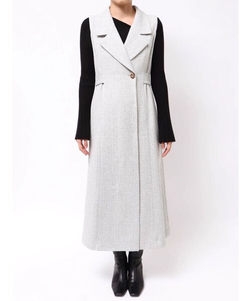 LAGUNAMOON（ラグナムーン） ワンピース ツイードメタルボタン