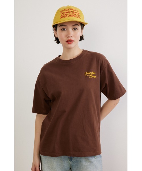 「RODEO CROWNS WIDE BOWL」 半袖Tシャツ MEDIUM ブラウン レディース_画像8