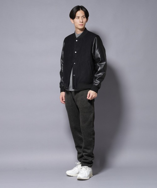 NANO universe（ナノ・ユニバース） パンツ ニットフリースイージー