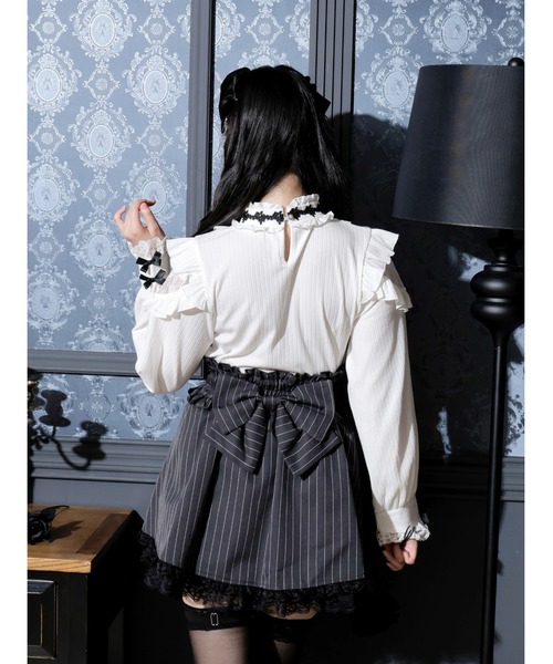 NOEMIE（ノエミー） tシャツ ゴシックローズヨークオープンショルダー