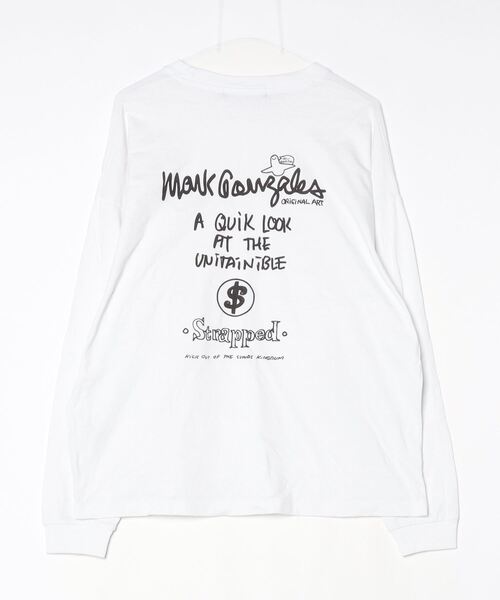 「Mark Gonzales」 長袖Tシャツ M ホワイト系その他2 メンズ_画像2