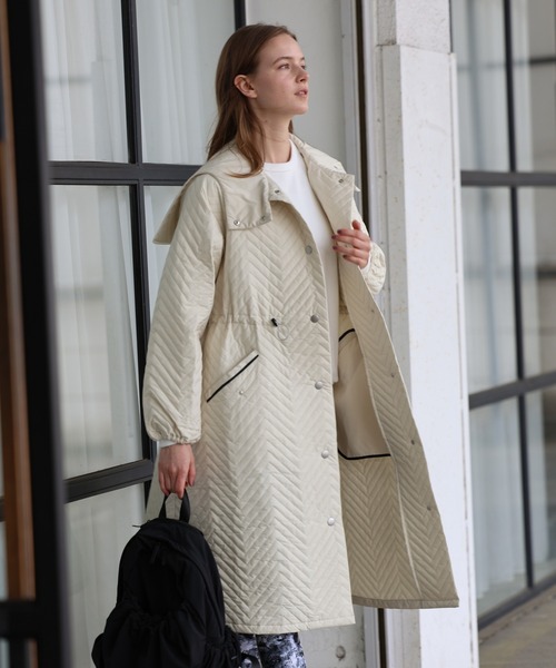 Julier（ジュリエ） コート アウター Julier soronaキルティングロング