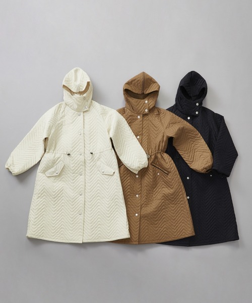 Julier（ジュリエ） コート アウター Julier soronaキルティングロング