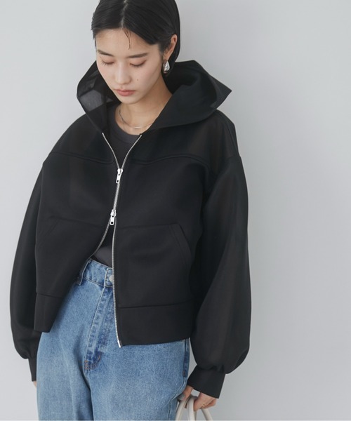 「ANGIE」 スウェットカットソー FREE グレイッシュブルー レディース_画像7