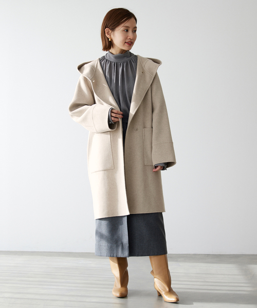 IENA（イエナ） コート 38 ネイビー レディース : ZOZOTOWN Yahoo!店