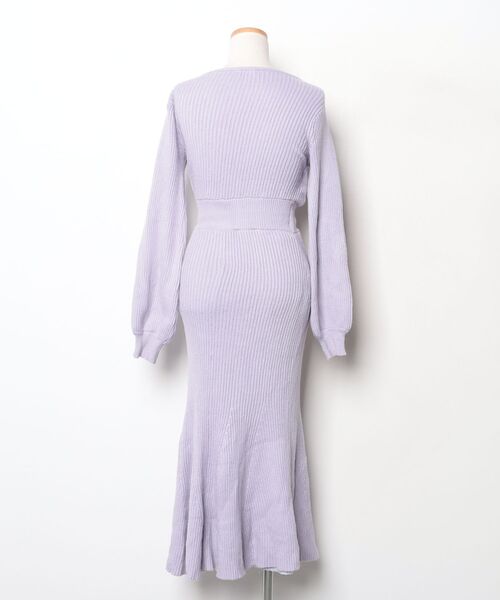 「RESEXXY」 ニットワンピース FREE ラベンダー レディース_画像2