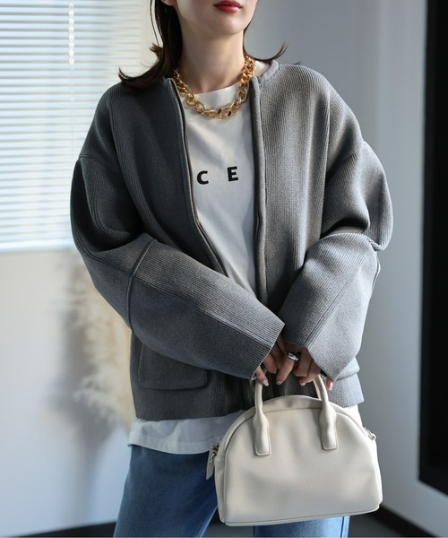 sakishimatokyo ニットカーディガン FREE アイボリー レディース