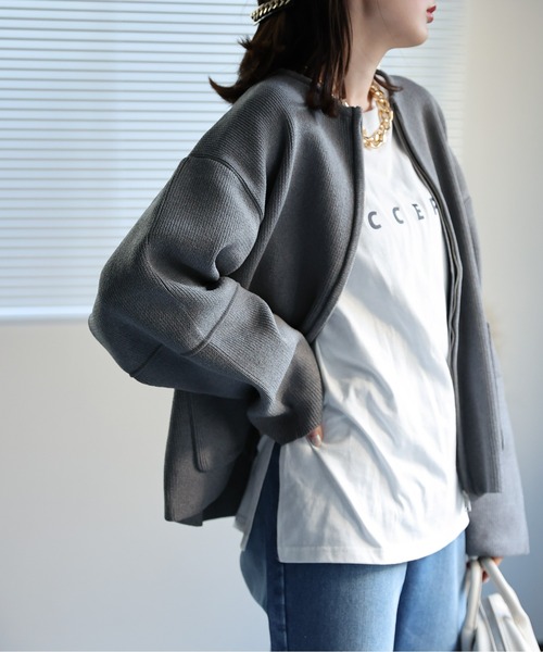 sakishimatokyo ニットカーディガン FREE アイボリー レディース