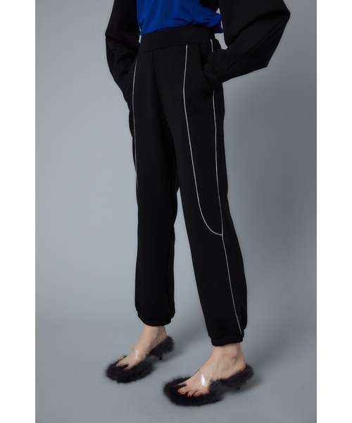 HeRIN.CYE イージーパンツ 36 ブラック レディース : ZOZOTOWN Yahoo