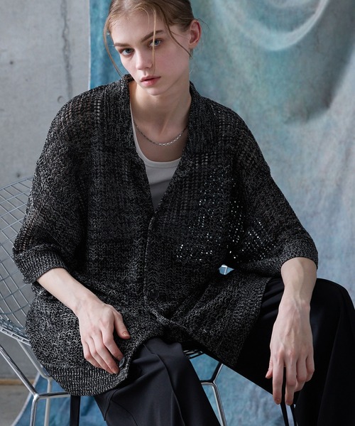 SERACE ニットカーディガン M ブラック メンズ : ZOZOTOWN Yahoo!店