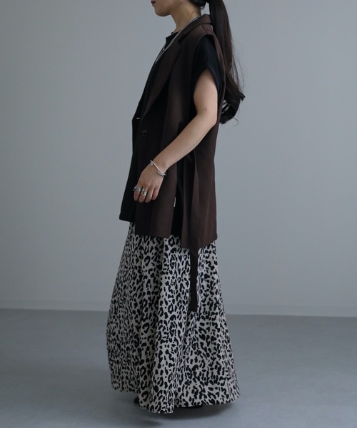 「ap retro」 ベスト FREE ブラック レディース_画像5