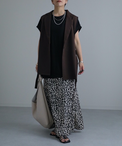 「ap retro」 ベスト FREE ブラック レディース_画像8