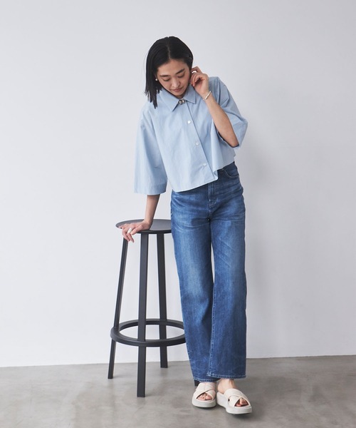 YANUK（ヤヌーク） デニムパンツ 21inch ブルー レディース : ZOZOTOWN