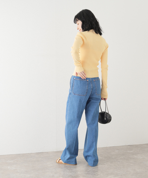 「U by SPICK&SPAN」 ニットカーディガン FREE ブラック レディース_画像9