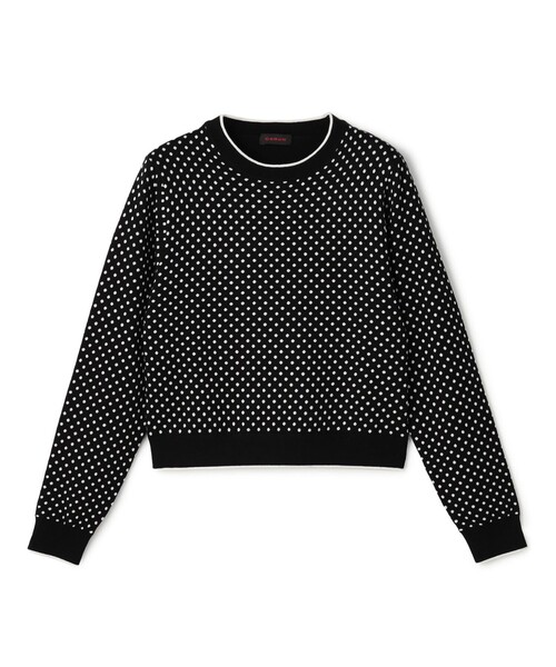 CABaN（キャバン） ニット セーター コットンカシミヤ ドットジャ 