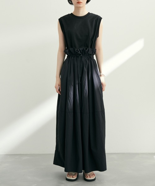 ADAM ET ROPE'（アダムエロペ） ドッキングワンピース FREE ブラック