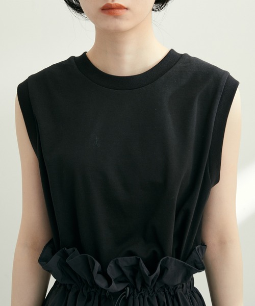 ADAM ET ROPE'（アダムエロペ） ドッキングワンピース FREE ブラック