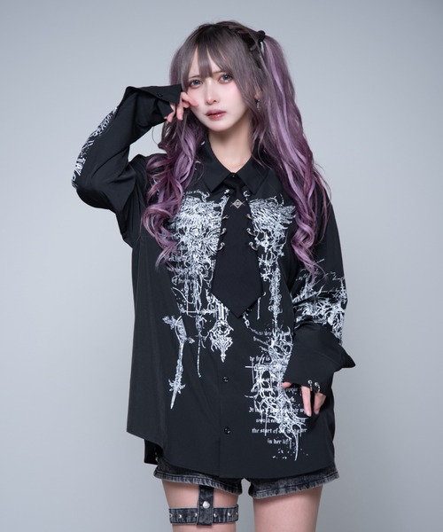 REFLEM（レフレム） ブラウス シャツ 「REFLEM/レフレム」ネクタイ付き