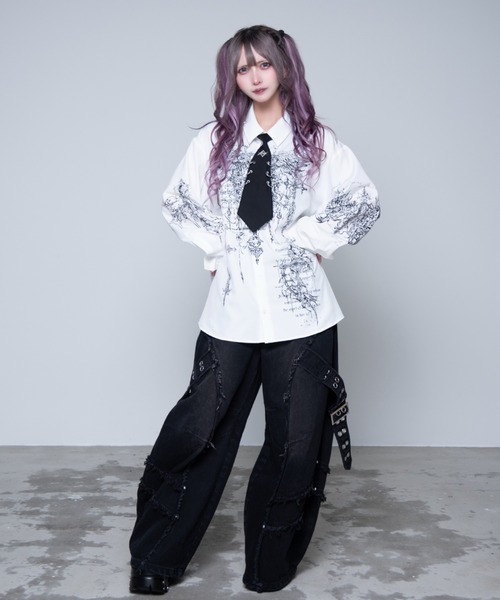 REFLEM（レフレム） ブラウス シャツ 「REFLEM/レフレム」ネクタイ付き