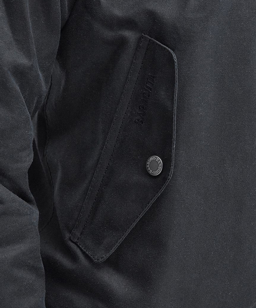 コート ジャケット Barbour × BARACUTA Portonワックス ジャケット メンズの画像
