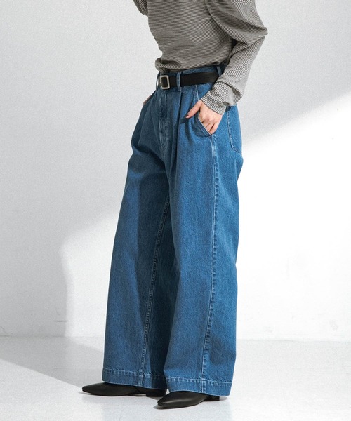 「URBAN RESEARCH Sonny Label」 デニムパンツ 38 ブルー レディース_画像2