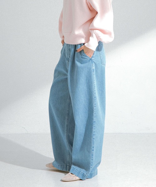 「URBAN RESEARCH Sonny Label」 デニムパンツ 38 ブルー レディース_画像5