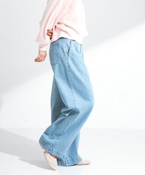 「URBAN RESEARCH Sonny Label」 デニムパンツ 38 ブルー レディース_画像6