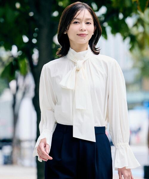 UNTITLED（アンタイトル） ブラウス シャツ 「UV機能/はっ水