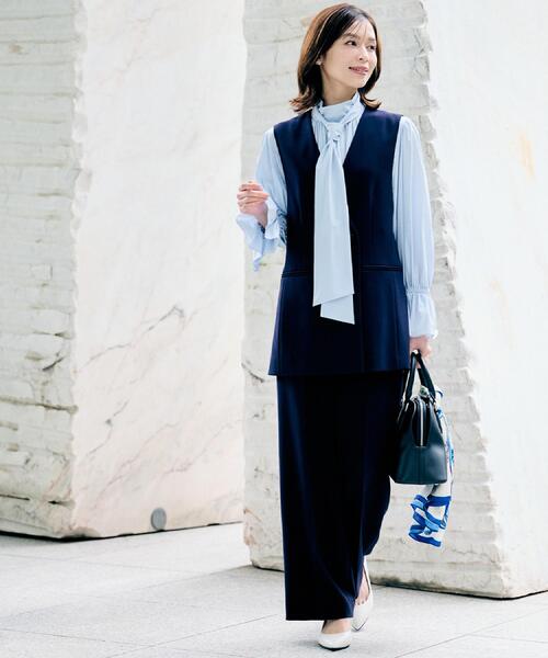 UNTITLED（アンタイトル） ブラウス シャツ 「UV機能/はっ水