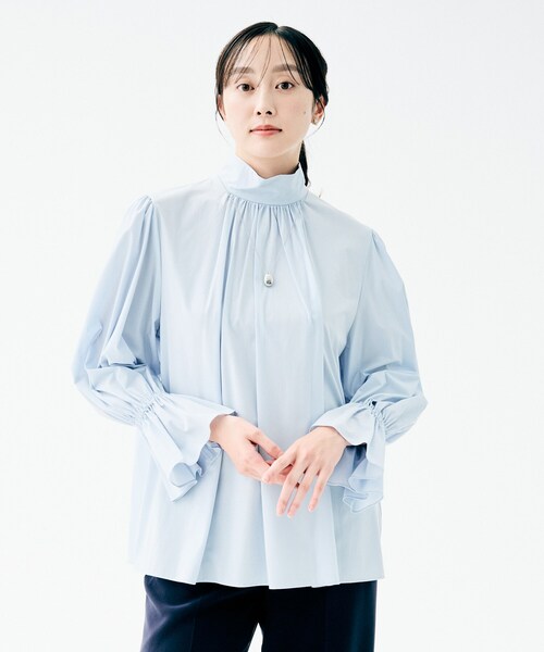 UNTITLED（アンタイトル） ブラウス シャツ 「UV機能/はっ水