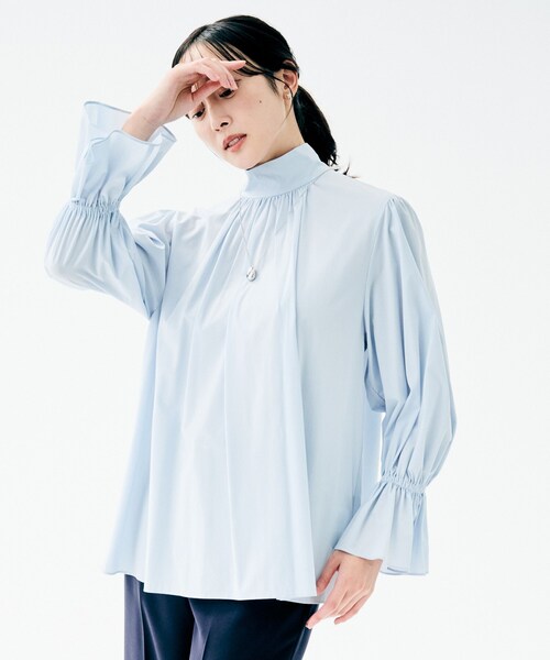 UNTITLED（アンタイトル） ブラウス シャツ 「UV機能/はっ水