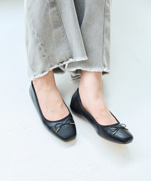 「FREAK'S STORE」 バレエシューズ 37 シルバー レディース_画像3