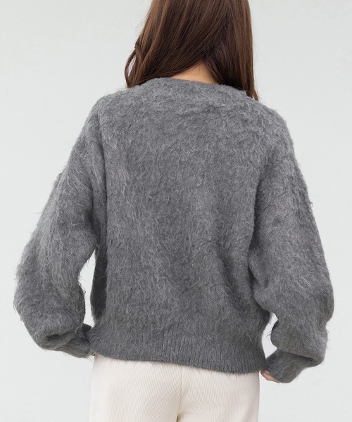 DAY CLOSET カーディガン 愛されもっちりあったか。長袖クルーネック