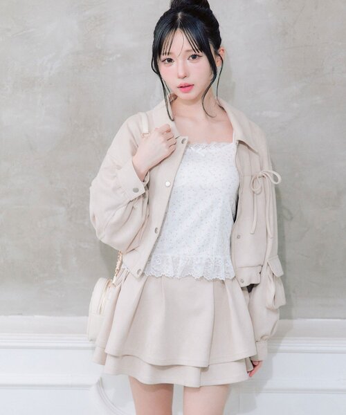 スカート　L 　Olive de Olive OLIVE des OLIVE（オリーブデオリーブ） スカート spring color